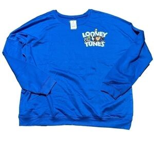 Looney Tunes Royal Blue Pullover Men’s  (Sz 2X)